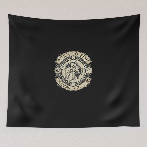 Item preview, Born To Fish Forced To Work Bass Angler Graphic designed and sold by DakotaSadlier.