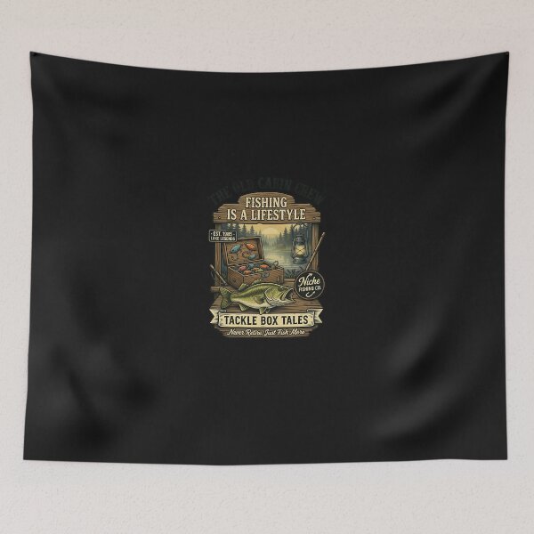 Item preview, Born To Fish Forced To Work Retro Angler Emblem designed and sold by ScarlettBabbage.