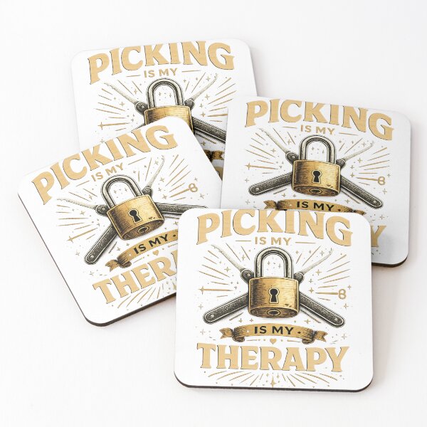 Item preview, Picking Is My Therapy Locksport designed and sold by Mohamedeinoo.