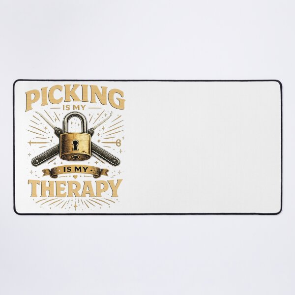 Item preview, Picking Is My Therapy Locksport designed and sold by Mohamedeinoo.