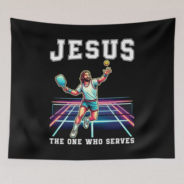 Item preview, Jesus The One Who Serves Funny Christian designed and sold by charoen-design.