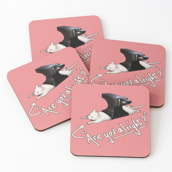 Item preview, Are you alright Lovejoy Cat designed and sold by NoThoughtsCat.