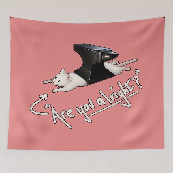 Item preview, Are you alright Lovejoy Cat designed and sold by NoThoughtsCat.