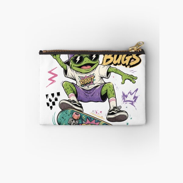 Item preview, Skate Fast Eat Bugs - Cool Retro 90s Skater Frog designed and sold by punnarutn.