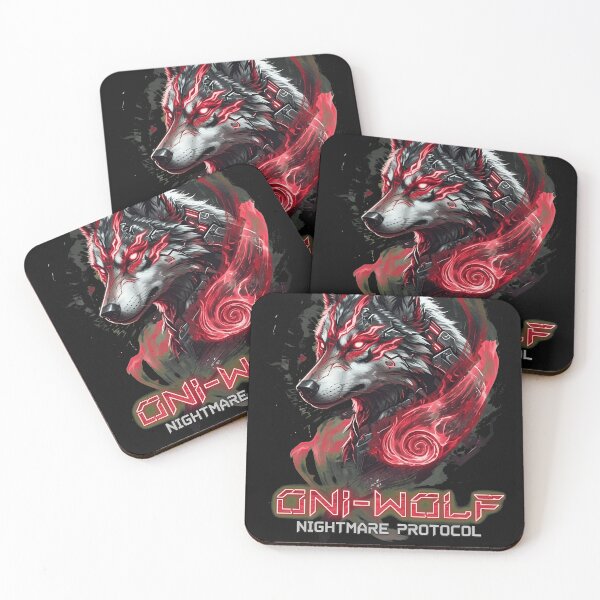 Item preview, Brush Wolf Spirit Kanji Art designed and sold by IndianaHyland.