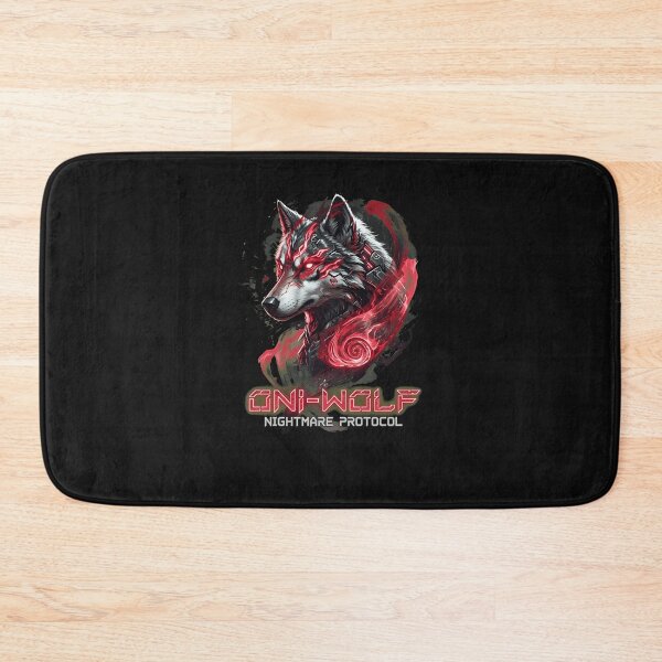 Item preview, Brush Wolf Spirit Kanji Art designed and sold by IndianaHyland.