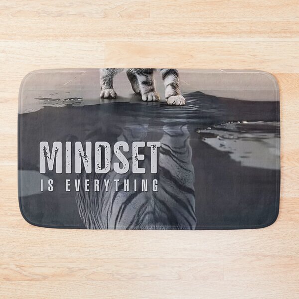 Item preview, Mindset Is Everything Motivational Kitten designed and sold by colinterrell.