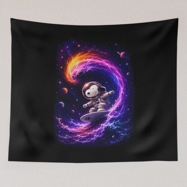 Item preview, Snoopy Space Surfing designed and sold by artizallart.