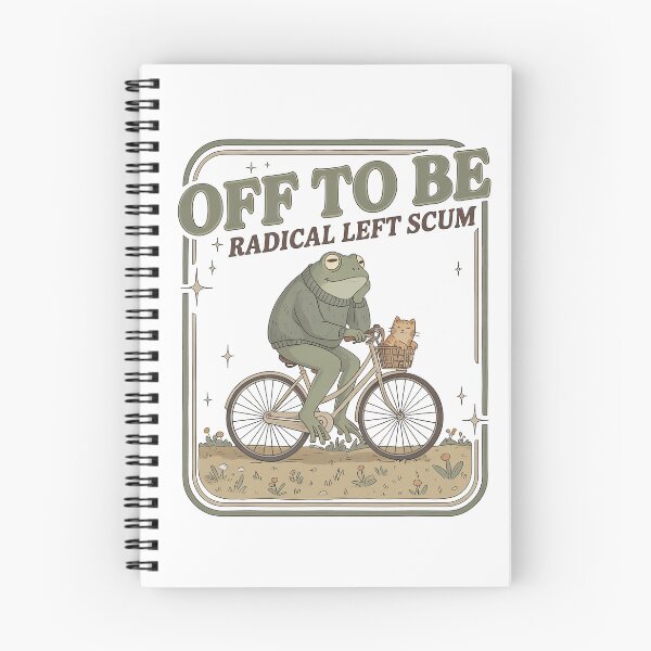 Item preview, Off To Be Radical Left Scum Funny Frog  designed and sold by charoen-design.
