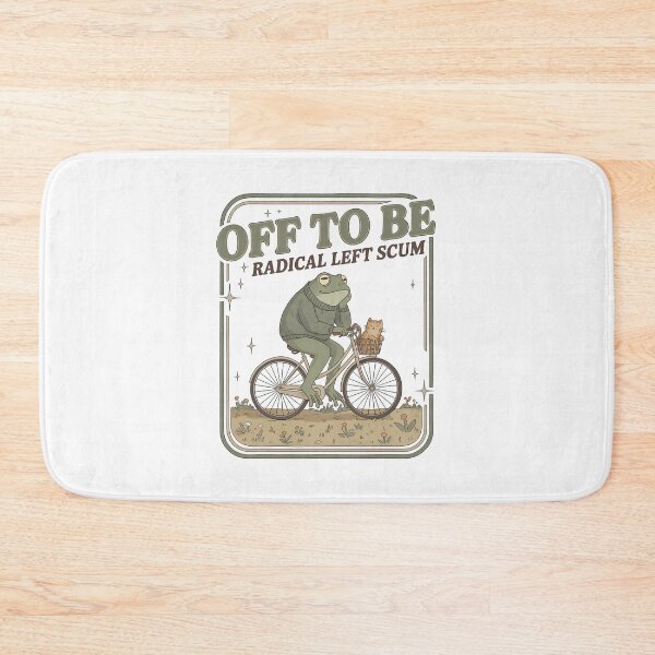 Item preview, Off To Be Radical Left Scum Funny Frog  designed and sold by charoen-design.