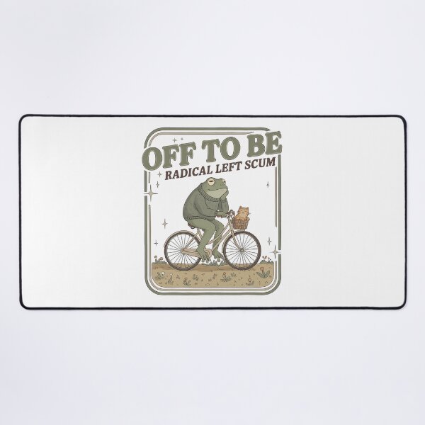 Item preview, Off To Be Radical Left Scum Funny Frog  designed and sold by charoen-design.