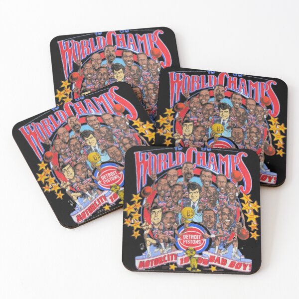 Item preview, 1989 Detriot Pistons Caricature Champions Shirt designed and sold by Ocean Chand.