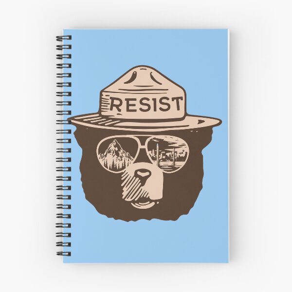 Item preview, Bear Resist Protect Our National Parks   Save the environment public lands park ranger designed and sold by NoThoughtsCat.