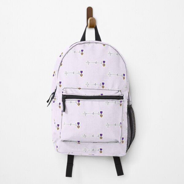 Item preview, Purple Heart Day Heartbeat Line | Honor, Courage & Sacrifice designed and sold by Palette & Hue.