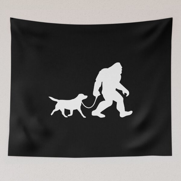 Item preview, Bigfoot Dog Walker With Labrador - Sasquatch Lover designed and sold by chatrinemelca.