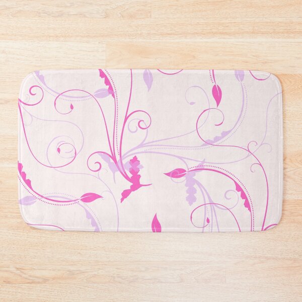 Item preview, abstract frutiger metro pink and purple floral pattern designed and sold by meuliasshop.