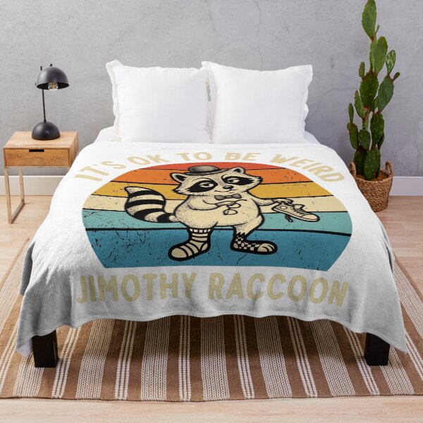 Item preview, It's OK To Be Weird, Jimothy Racoon designed and sold by Black Maverik Estore.