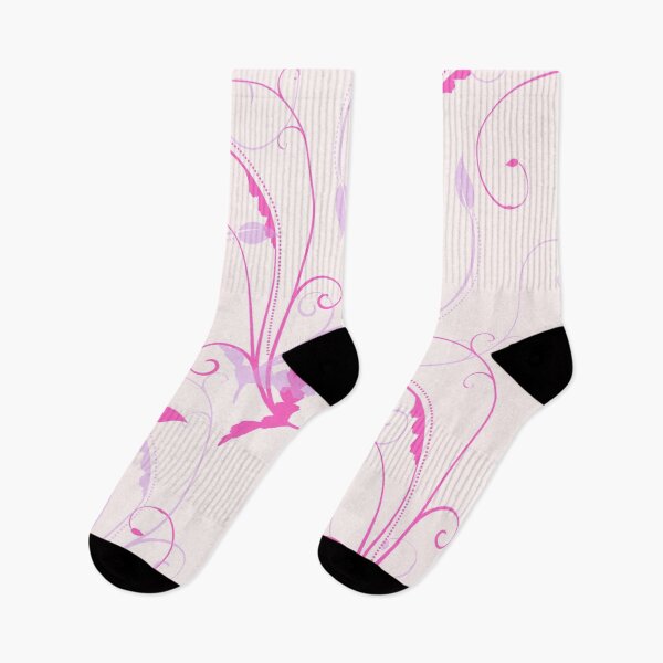 Item preview, abstract frutiger metro pink and purple floral pattern designed and sold by meuliasshop.