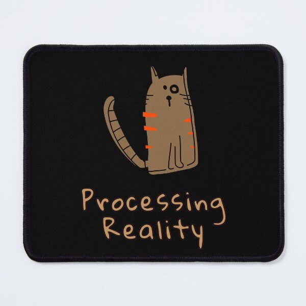 Item preview, Mood System Cats | Processing Reality | Minimalist Funny Cat designed and sold by ContigoART.