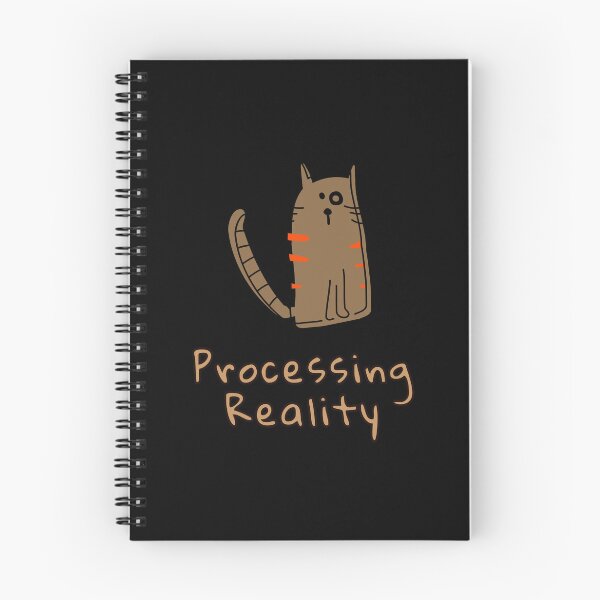 Item preview, Mood System Cats | Processing Reality | Minimalist Funny Cat designed and sold by ContigoART.