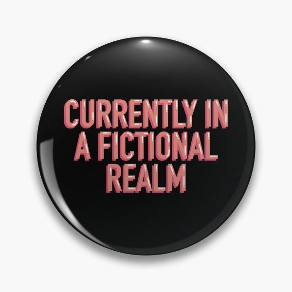 Item preview, Currently In A Fictional Realm Fantasy Bookish designed and sold by alexmaushaus.