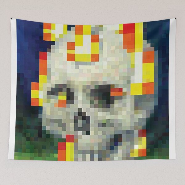 Item preview, Pixel Fire Skull Gaming designed and sold by davidbradforde.
