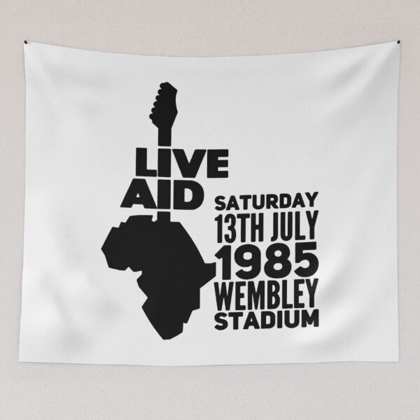 Item preview, 1985 live aid rock music concert designed and sold by Abdul Rafay Raza.