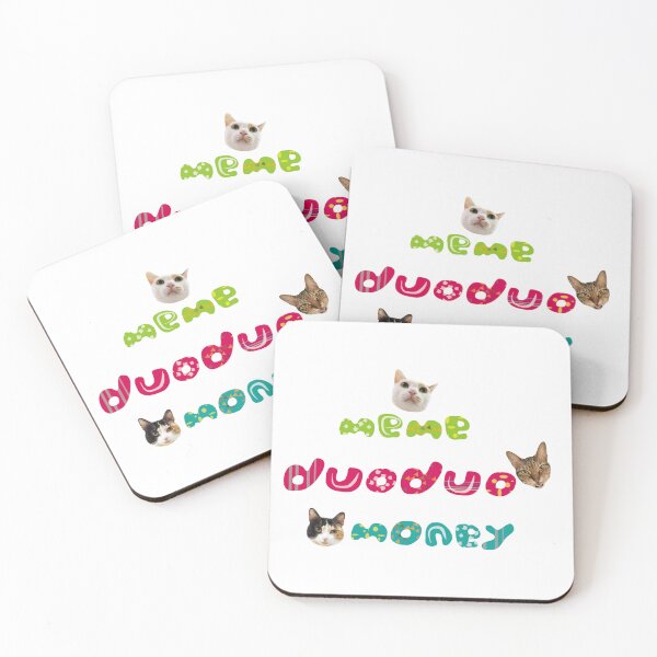 Item preview, Colorful Hand Lettered Typography With Cute Cats designed and sold by aimicat.
