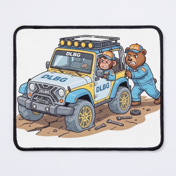 Item preview, DLBG Bear & Monkey Off-road Breakdown designed and sold by DLBG-STORE.