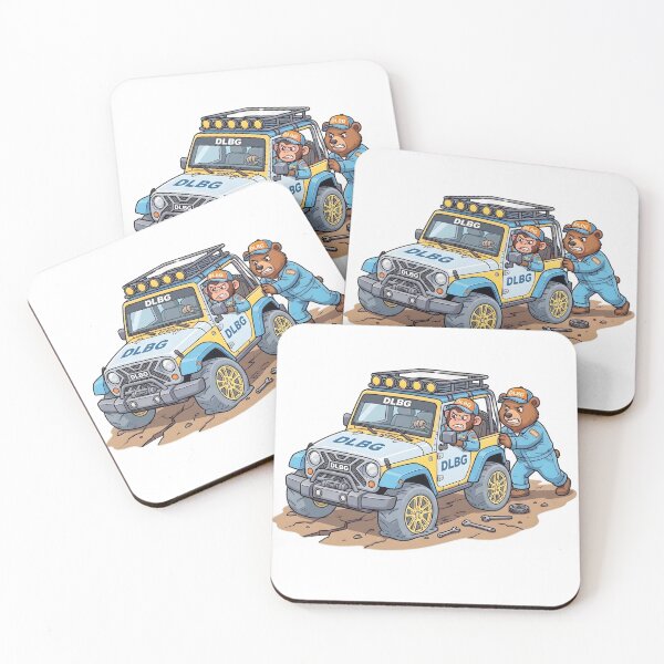 Item preview, DLBG Bear & Monkey Off-road Breakdown designed and sold by DLBG-STORE.