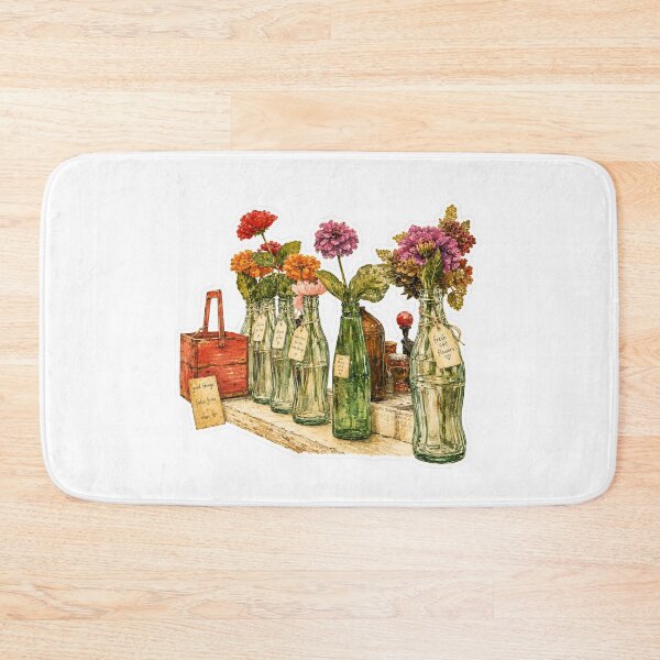 Item preview, Cola bottle/fresh flower design  designed and sold by Petals and pearls.