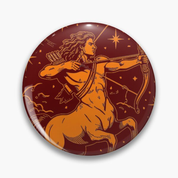 Item preview, Sagittarius Zodiac Tarot Card | Celestial Archer Astrology Art | Minimalist Centaur Illustration designed and sold by DuskyMonk.