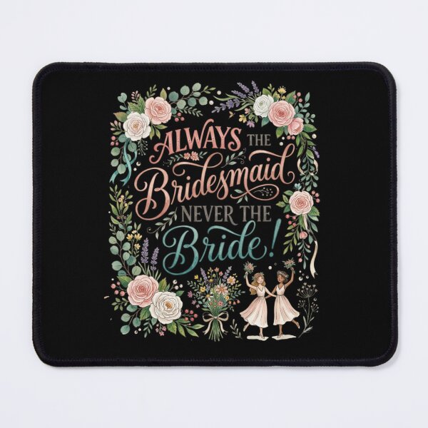 Item preview, Always The Bridesmaid Never The Bride Floral designed and sold by Flirt-Teez.
