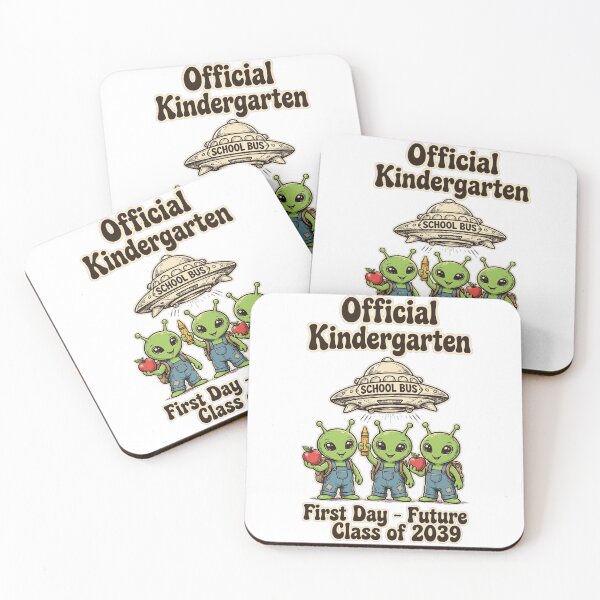 Item preview, First Day of Kindergarten Class of 2039 Future Alien Abduction Crew designed and sold by Yellowriversss.