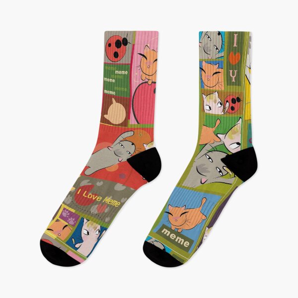 Item preview, Playful Cute Cats Colorful Collage Art designed and sold by aimicat.