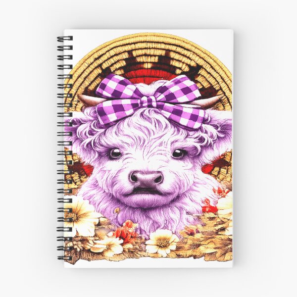 Item preview, Highland Calf purple designed and sold by NativeGraffix.