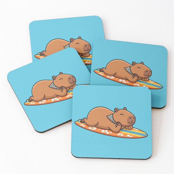 Item preview, Summer Capybara Surf Vibes designed and sold by Ivy-Triggs.