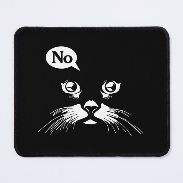Item preview, Black Cat Say No designed and sold by xelkaiory.