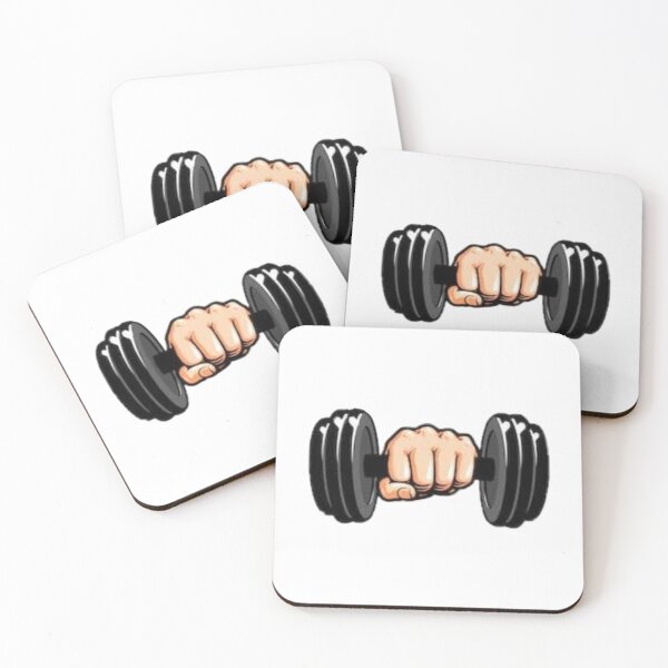 Item preview, Hand Holding Dumbbell Gym Fitness Illustration designed and sold by Koussgh.