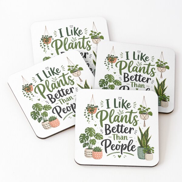 Item preview, I Like Plants Better Than People designed and sold by nimmitrends.