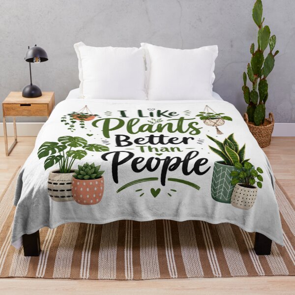 Item preview, I Like Plants Better Than People designed and sold by nimmitrends.