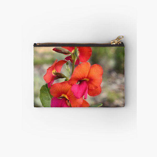 Item preview, Native Flame Pea – Vibrant Australian Wildflower Botanical Photography designed and sold by Be Captured by Brittany Emma.