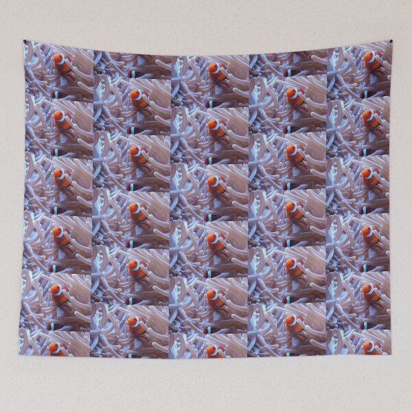 Item preview, Pair of Clownfish in Sea Anemone  Underwater Coral Reef Photography designed and sold by pbchan.