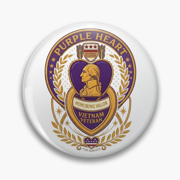 Item preview, Purple Heart Vietnam Veteran Tribute | Honoring Valor & Sacrifice designed and sold by Palette & Hue.