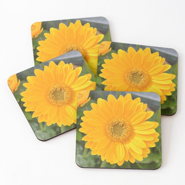 Item preview, Bright Yellow Gerbera Daisy – Cheerful Floral Botanical Photography designed and sold by Be Captured by Brittany Emma.