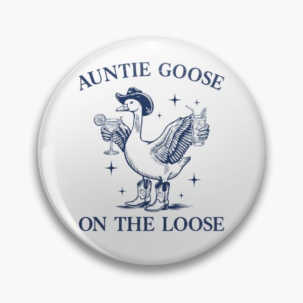 Item preview, Auntie Goose On The Loose Funny Goose Lover designed and sold by ellapaintcoast.