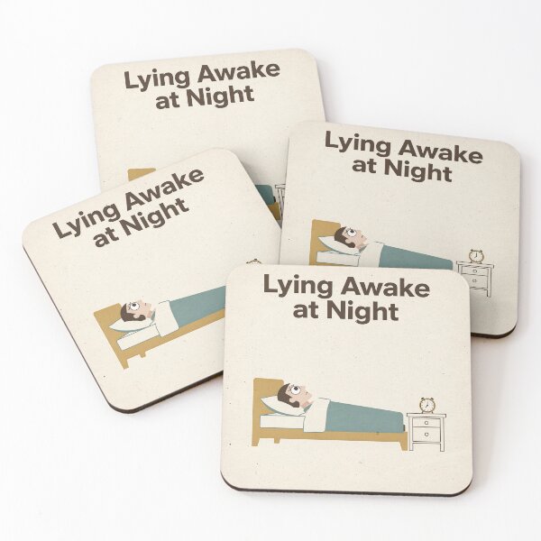 Item preview, National Institute of Lying Awake at Night Retro Poster designed and sold by PictorialWhimsy.