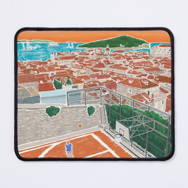 Item preview, Basketball Court Hand Drawn - Based off the Dubrovnik Court designed and sold by ozsports.