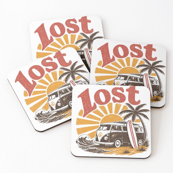 Item preview, Lost Vintage Surf Van Tropical Sunset designed and sold by AYNStudio.