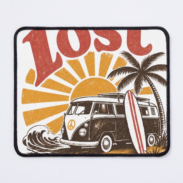 Item preview, Lost Vintage Surf Van Tropical Sunset designed and sold by AYNStudio.
